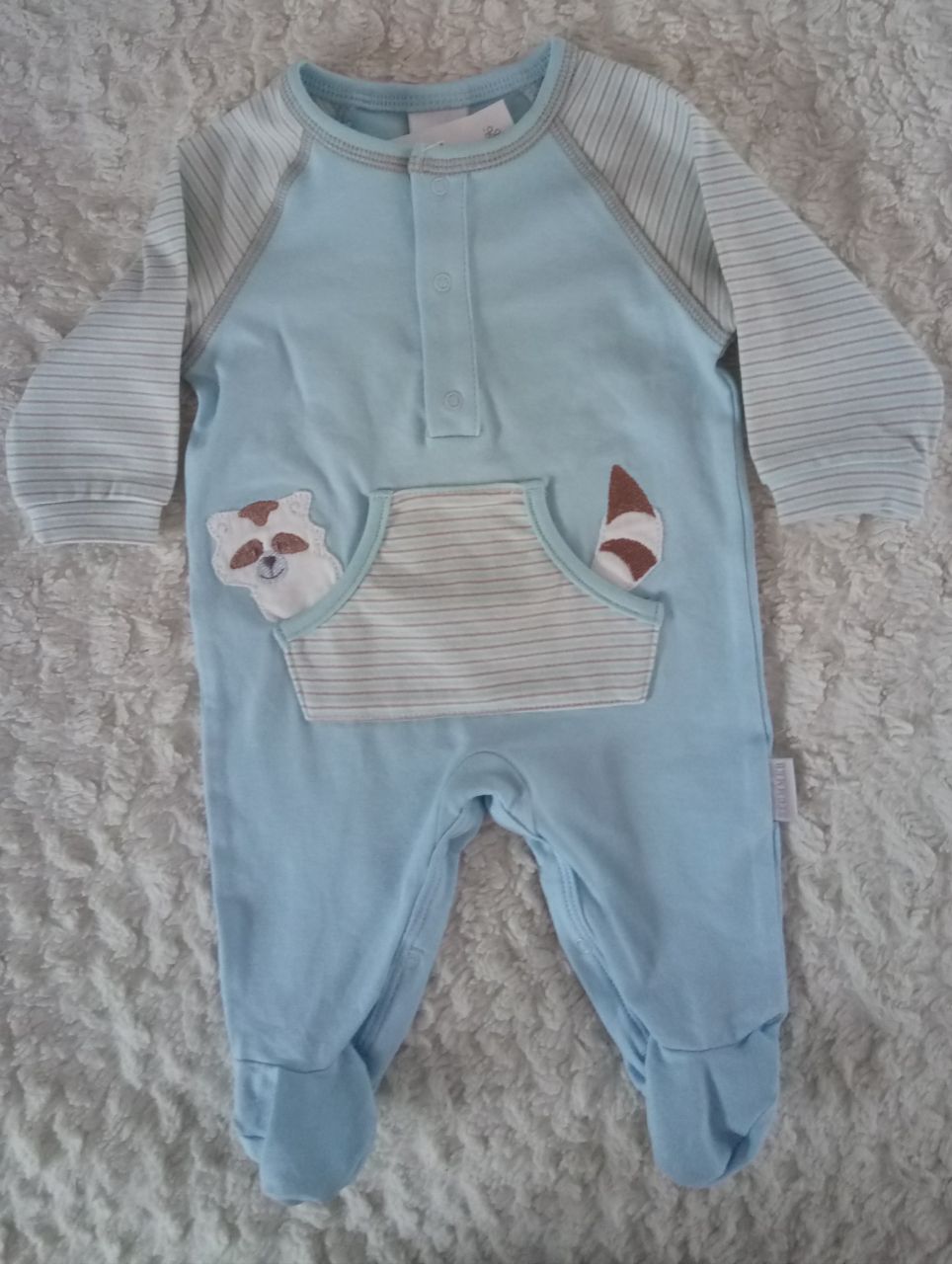 Stummer Overall Schlafanzug Waschbär von Stummer