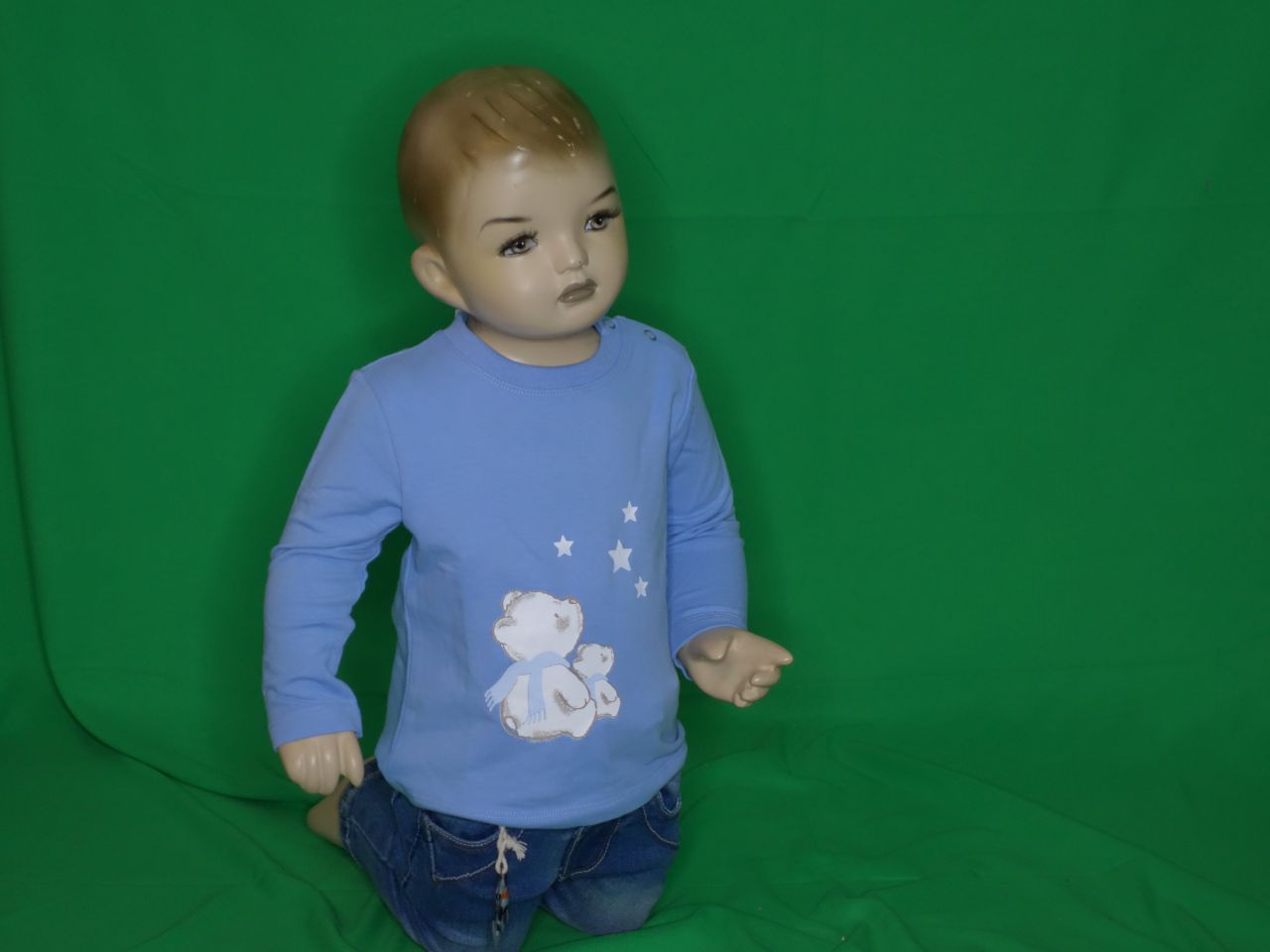 Stummer Pullover Sweater Junge hellblau von Stummer