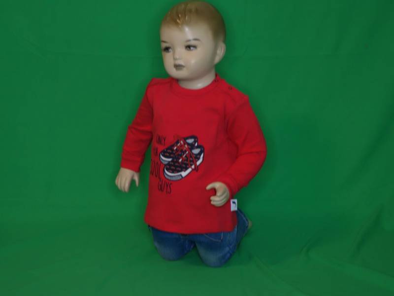 Stummer Pullover Sweater Junge rot Winter von Stummer