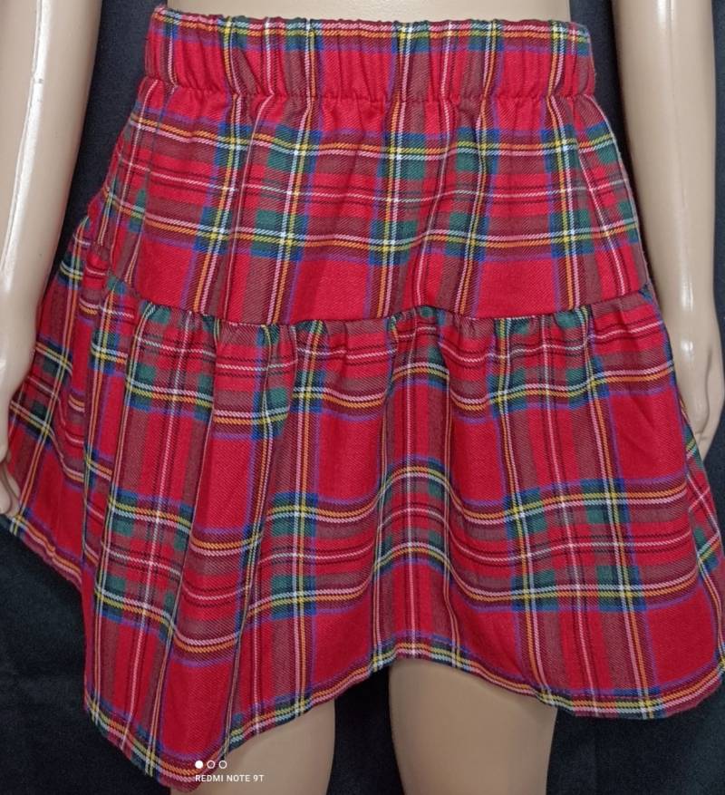 Stummer Rock kariert rot von Stummer