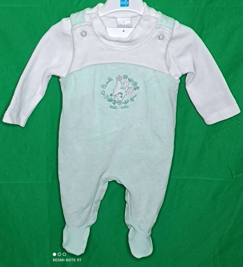 Stummer Strampler Nicky kuschelig weich mint von Stummer