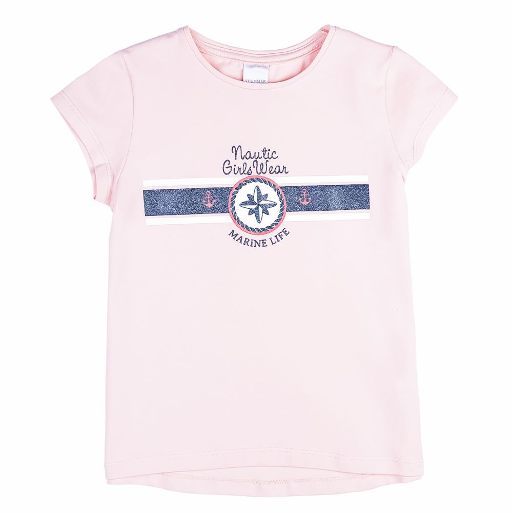 Stummer T-Shirt rosa Mädchen Marine Life von Stummer