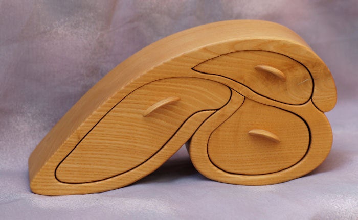 stormwave Schmuckschatulle in Esche von StumpedBoxes