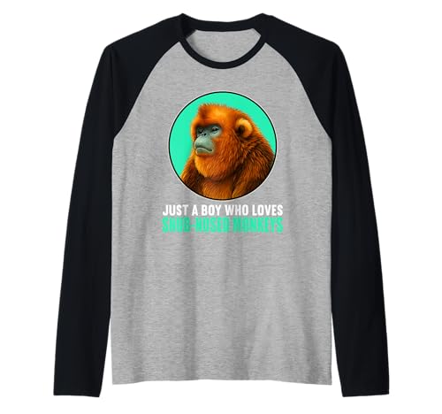 Herren Stumpfnasenaffen Stumpfnasenaffe Raglan von Stumpfnasenaffen Stumpfnasenaffe Tier Shop