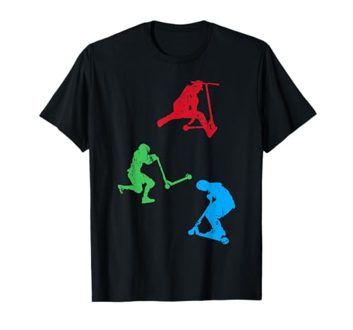 Scooter Stunts - Scooter Tricks Kinder Stunt Scooter Jungen T-Shirt von Stunt-Scooter Tretroller Kinder Geschenke
