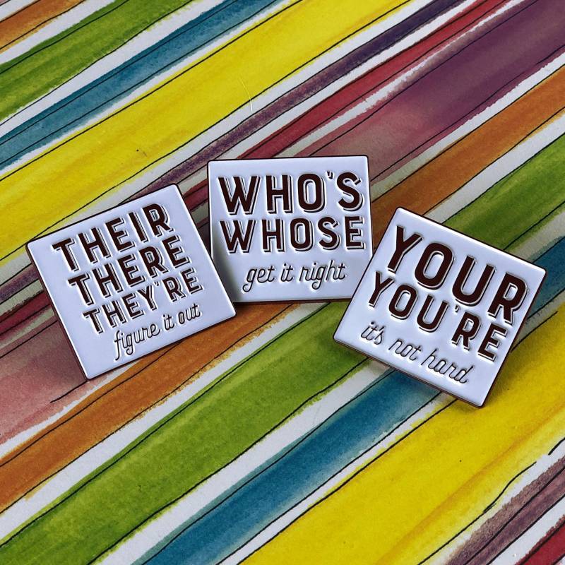 Gute Grammatik 3Er Pack von StupidFlyPins