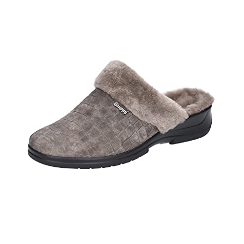 Stuppy adult Pantolette Leder Grau Gr. 39,5 von Stuppy