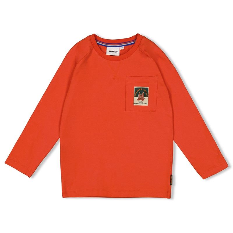 Longsleeve Junge Chasing Trails orange Winter Sturdy von Sturdy