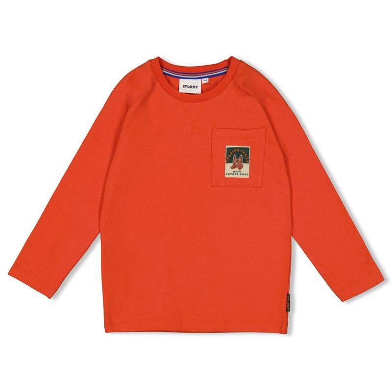 Longsleeve Junge Chasing Trails orange Winter Sturdy von Sturdy