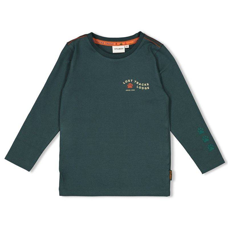 Longsleeve Junge Chasing Trails petrol Winter Sturdy von Sturdy