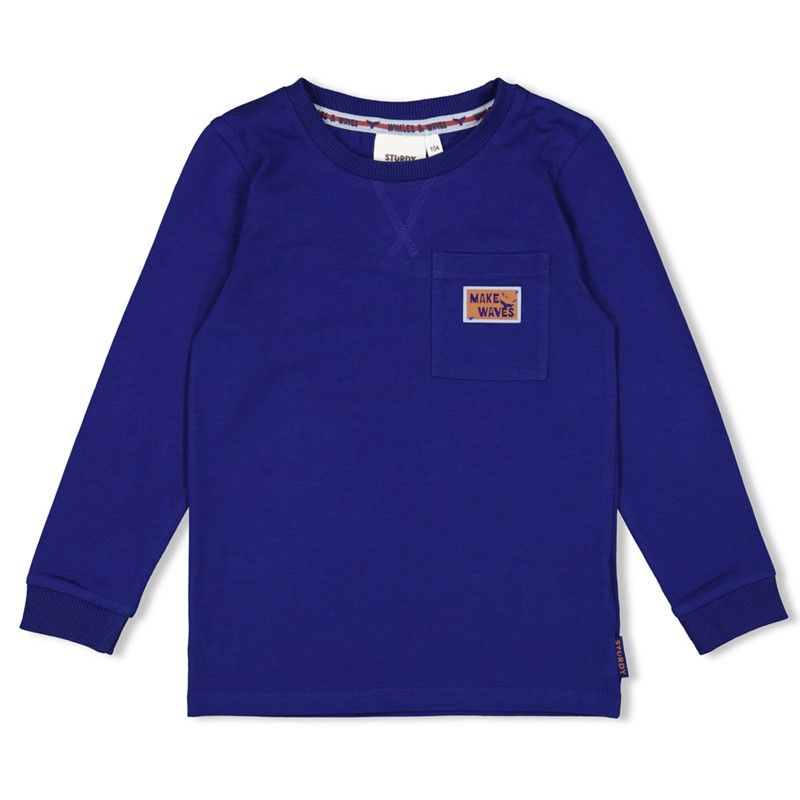 Longsleeve Junge Waves and whales Kobalt Winter Sturdy von Sturdy