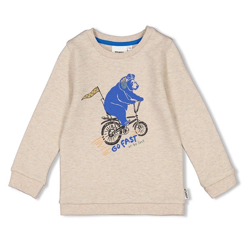 Sturdy Fun days Sweatshirt Junge sand melange Winter von Sturdy