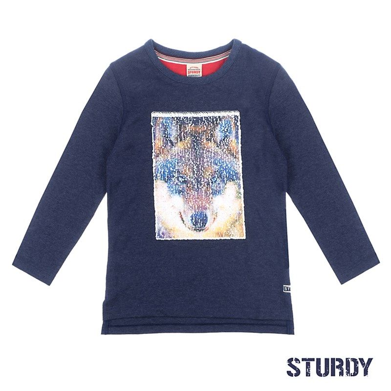 Sturdy Good fellows Longsleeve mit Wendepailetten von Sturdy