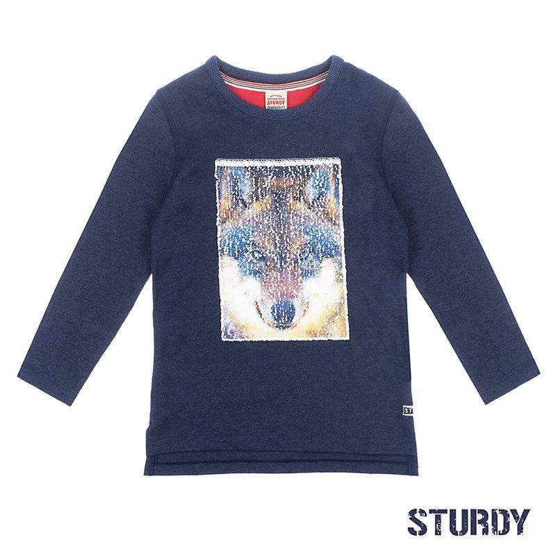 Sturdy Good fellows Longsleeve mit Wendepailetten von Sturdy