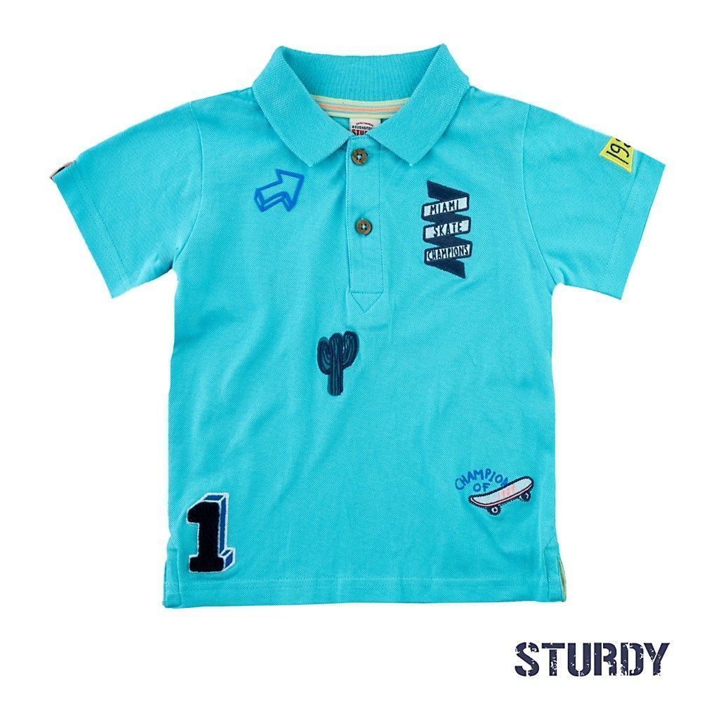 Sturdy Polo Shirt aqua Junge von Sturdy
