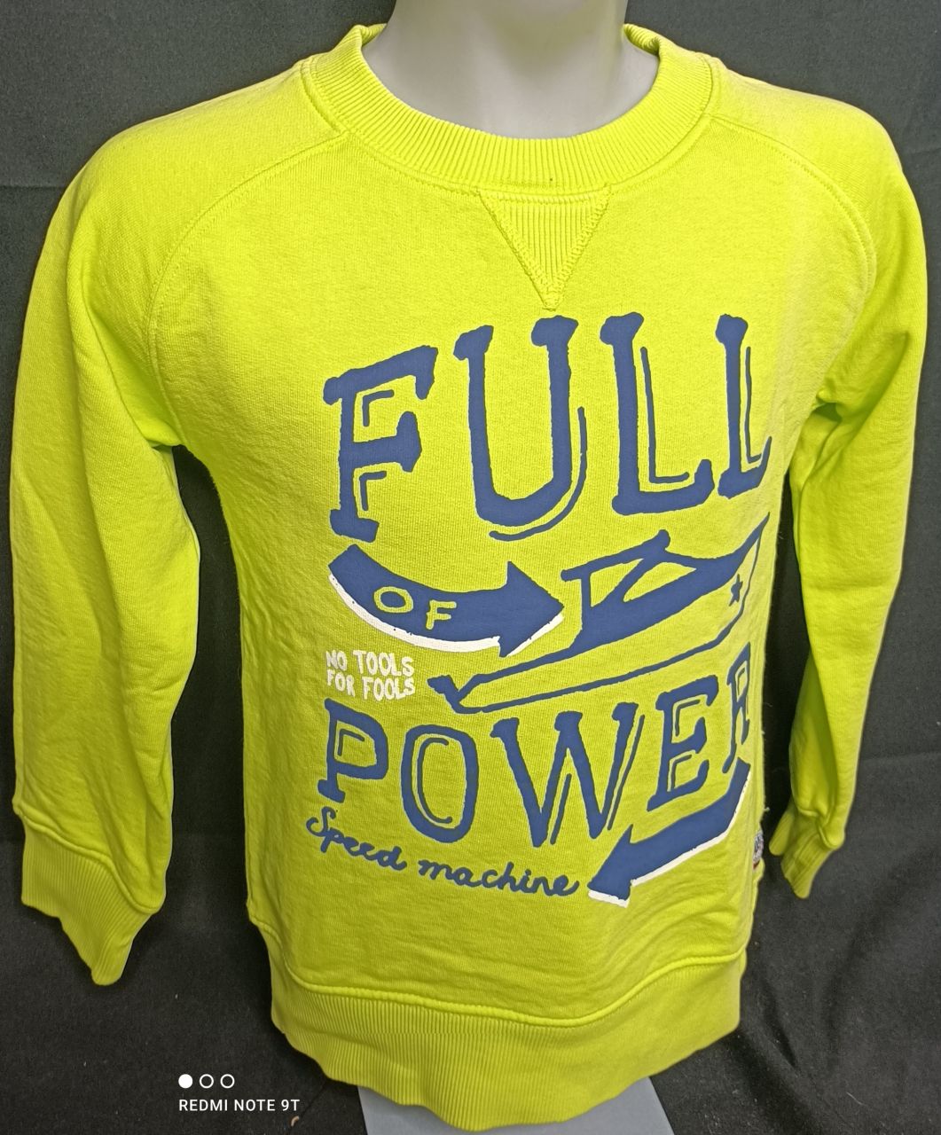 Sturdy Sweater Pullover Junge neongelb lime Sommer von Sturdy