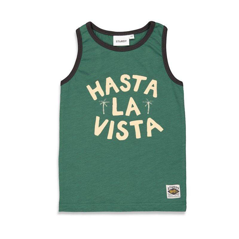 Sturdy Tiki Island Singlet Junge grün Tanktop von Sturdy