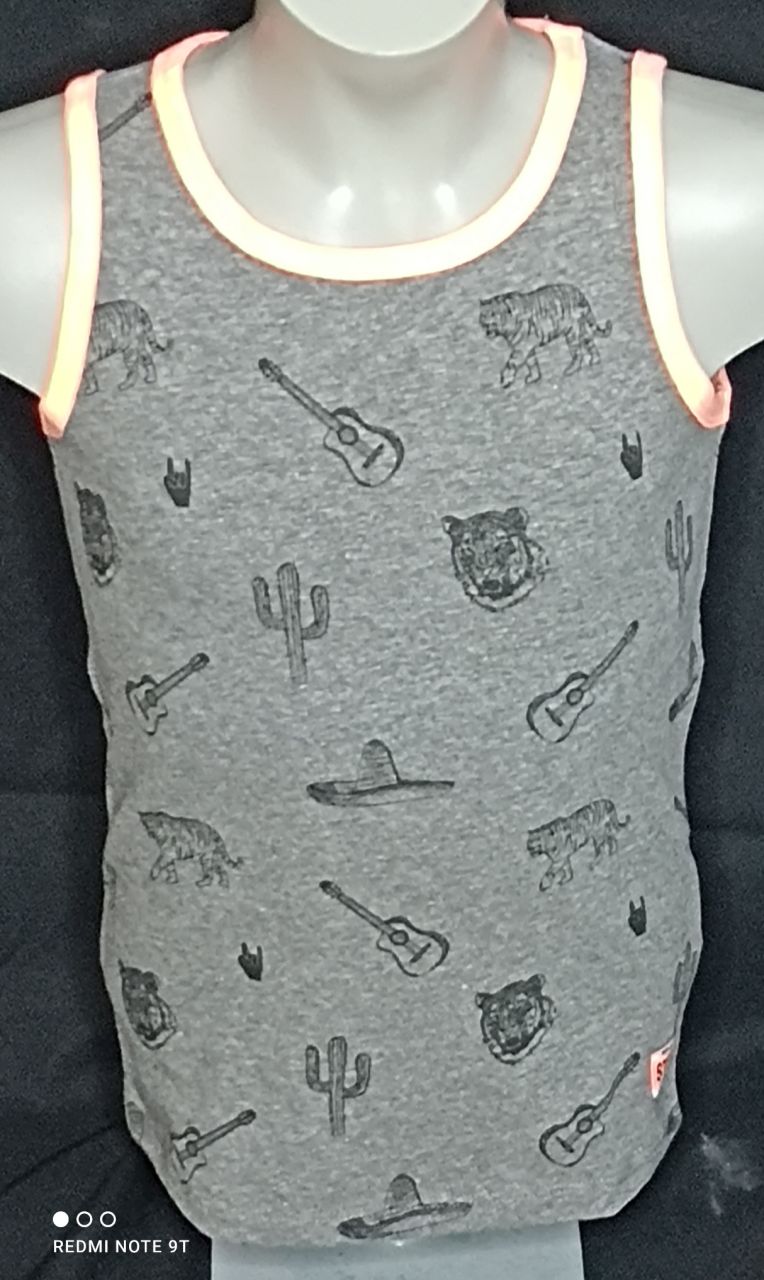 Sturdy Top T-Shirt Junge Löwe grey melange von Sturdy