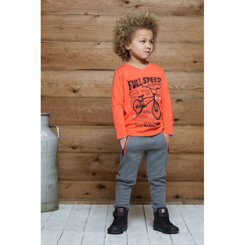 Sturdy Wheels Sweatshirt orange Junge Wendesweatshirt von Sturdy