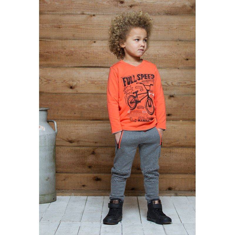Sturdy Wheels Sweatshirt orange Junge Wendesweatshirt von Sturdy