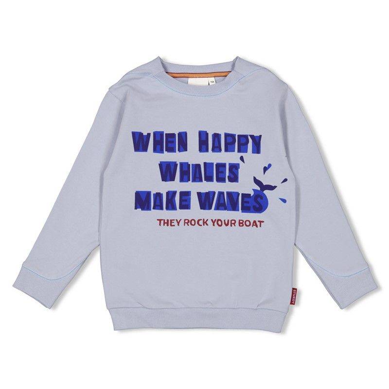 Sweater Junge Waves and whales blue Winterkollektion von Sturdy