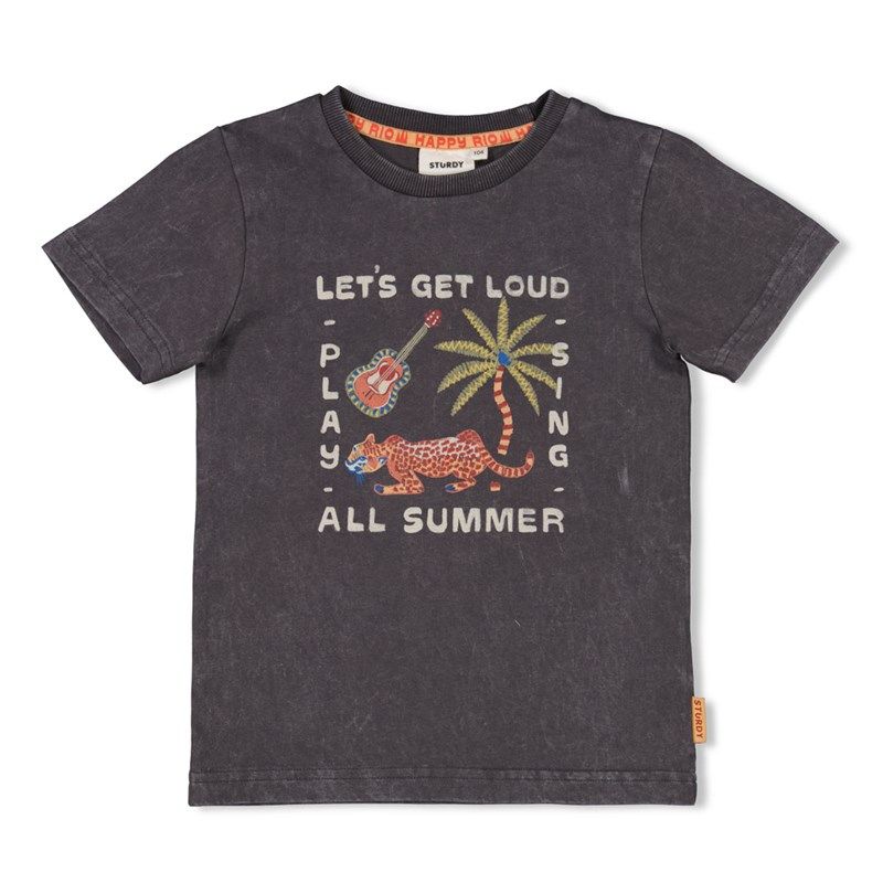 T-Shirt Junge anthracite Junge / Sturdy / Happy Rio von Sturdy