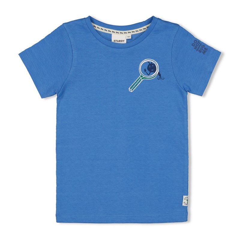 T-Shirt Junge blue / Sturdy / Explore Minds von Sturdy