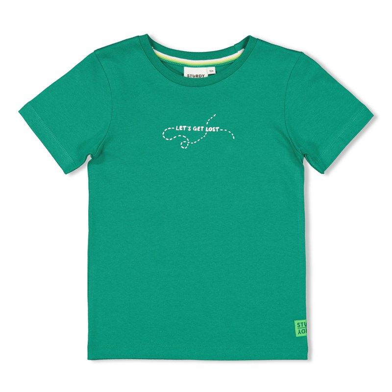 T-Shirt Junge grün Junge / Sturdy / Explore minds von Sturdy