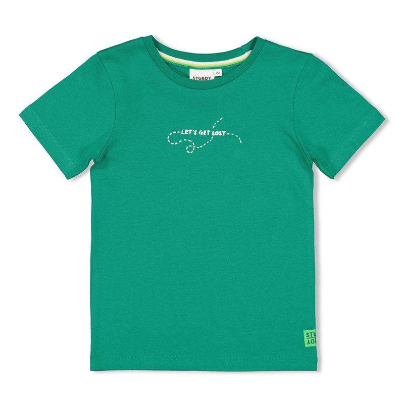 T-Shirt Junge grün Junge / Sturdy / Explore minds von Sturdy