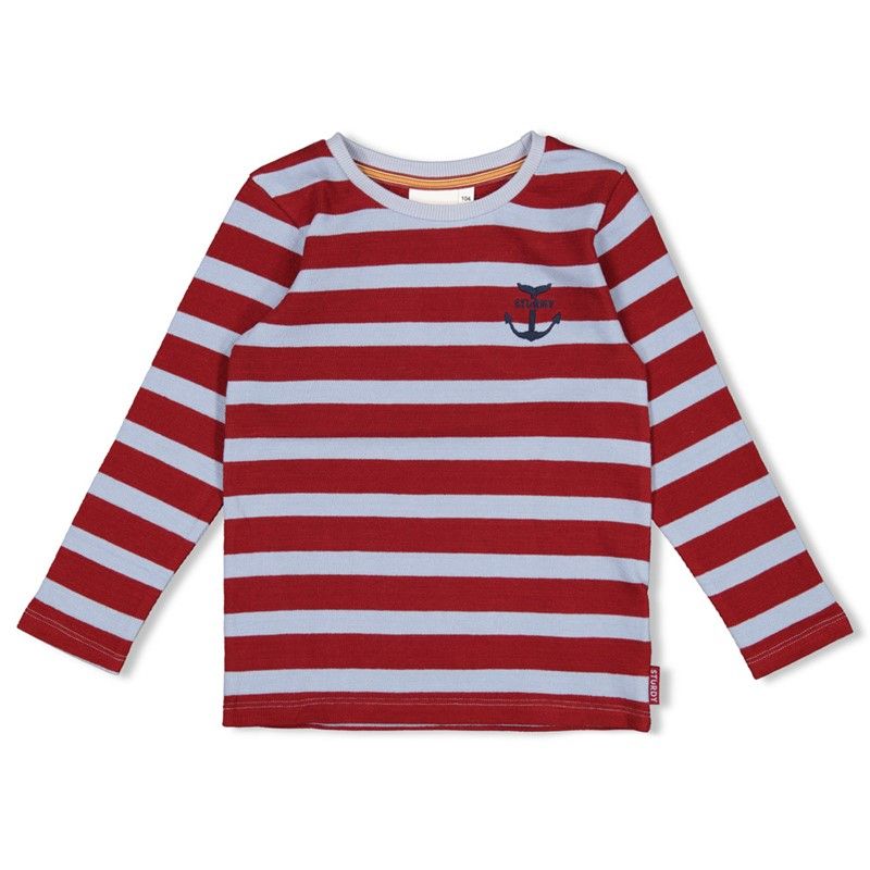 gerippte Longsleeve Junge Waves and whales bordeaux Winter Sturdy von Sturdy