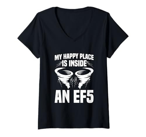 Damen Sturmjagd-wetterbegeisterter Tornado-hurrikan-jäger T-Shirt mit V-Ausschnitt Damen Sturmjagd-wetterbegeisterter Tornado-hurrikan-jäger T-Shirt mit V-Ausschnitt von Sturmjagd-ausrüstung Und Tornado-kleidung