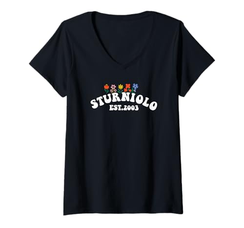 Damen Sturniolo Drillinge T-Shirt mit V-Ausschnitt von Sturniolo Triplets