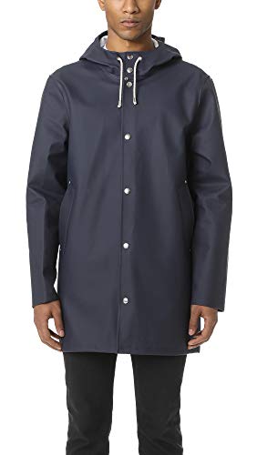 STUTTERHEIM Herren Normale Passform Regenmantel Stockholm Marine S von STUTTERHEIM