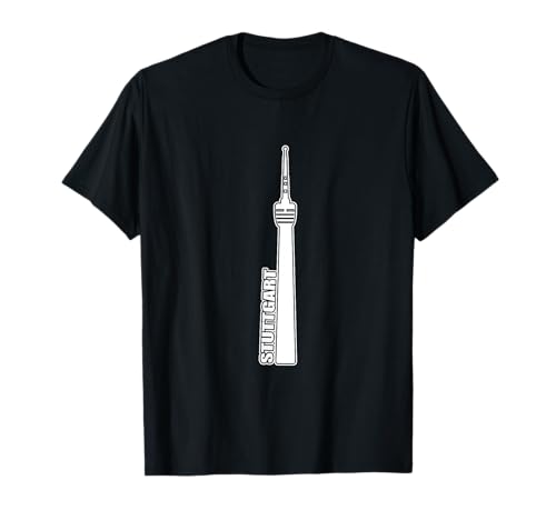 Stuttgart Retro Herren T-Shirt Fernsehturm Stuggi T-Shirt Stuttgart Retro Herren T-Shirt Fernsehturm Stuggi T-Shirt von Stuttgarter Fernsehturm Heimat Geschenk