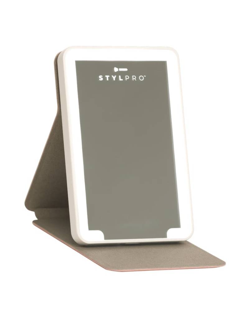 STYLPRO - Mini-Spiegel in Weiß mit LEDs von StylPro