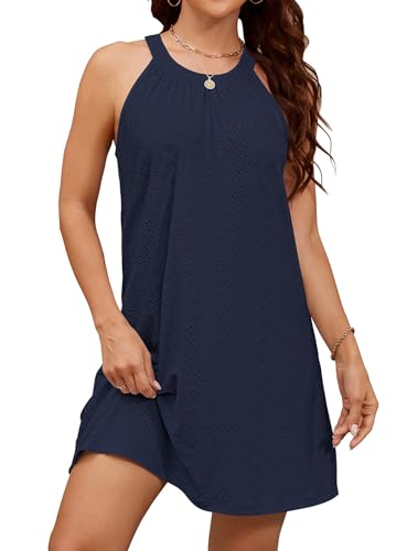 StylSense Strandkleid Damen Sommerkleid Leicht Bikini Cover Up Strandponcho Bademode Kleider Casual Trägerkleid von StylSense