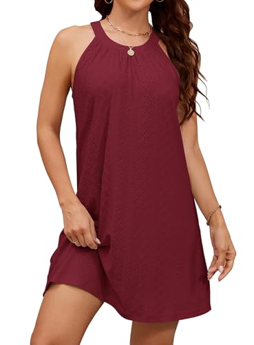 StylSense Strandkleid Damen Sommerkleid Leicht Bikini Cover Up Strandponcho Bademode Kleider Casual Trägerkleid von StylSense