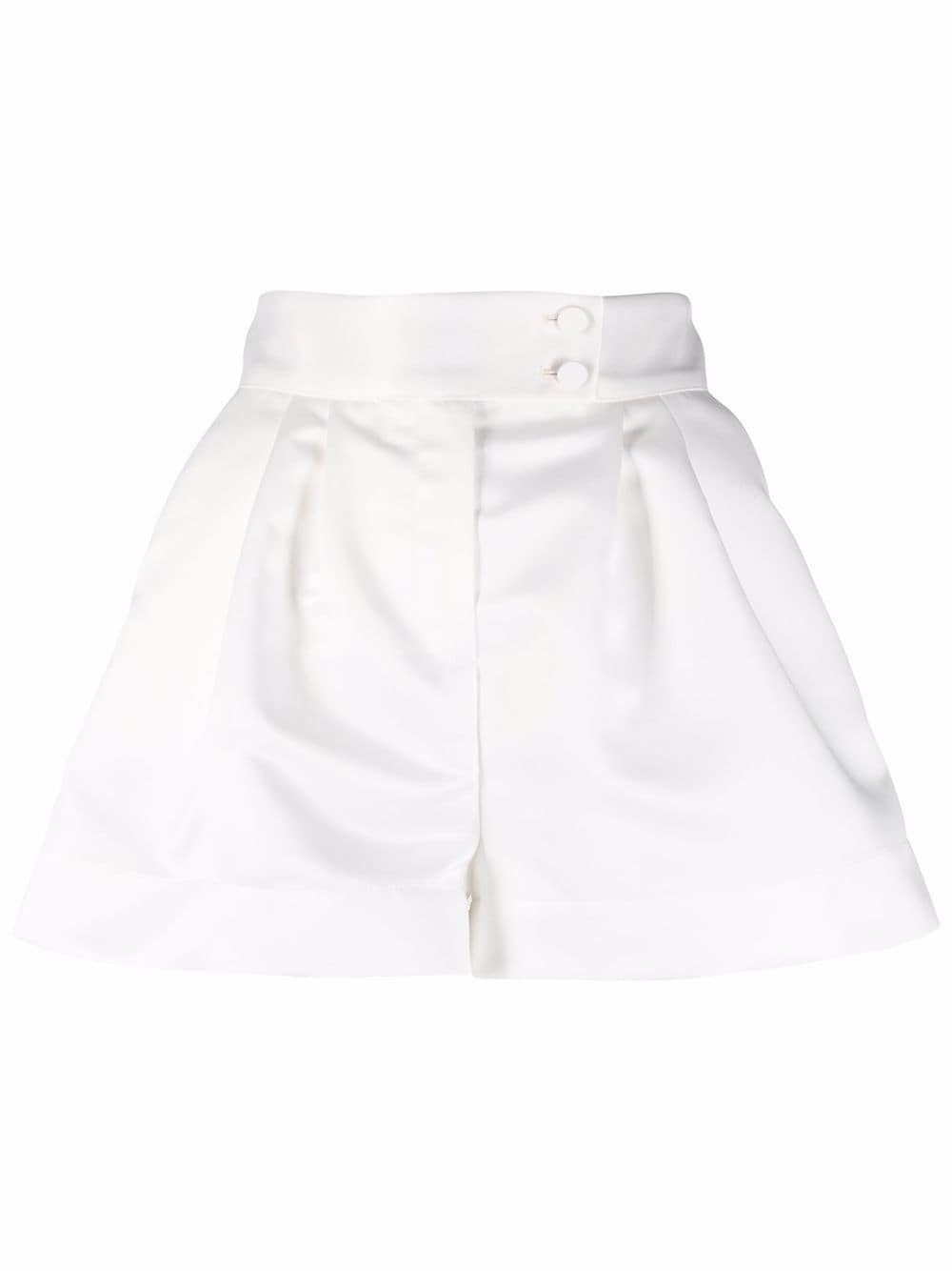 STYLAND Shorts mit Bundfalten - Weiß von STYLAND