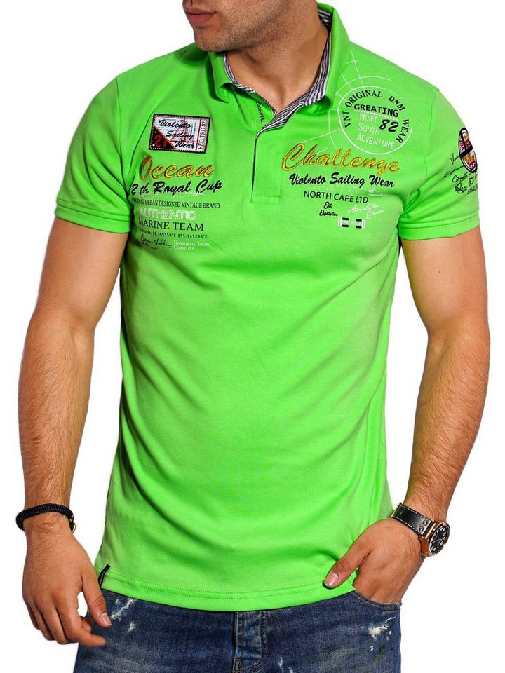 Style-Division Poloshirt SDHOUSTON Bedruckt & mit Stickereien Style-Division Poloshirt SDHOUSTON Bedruckt & mit Stickereien von Style-Division