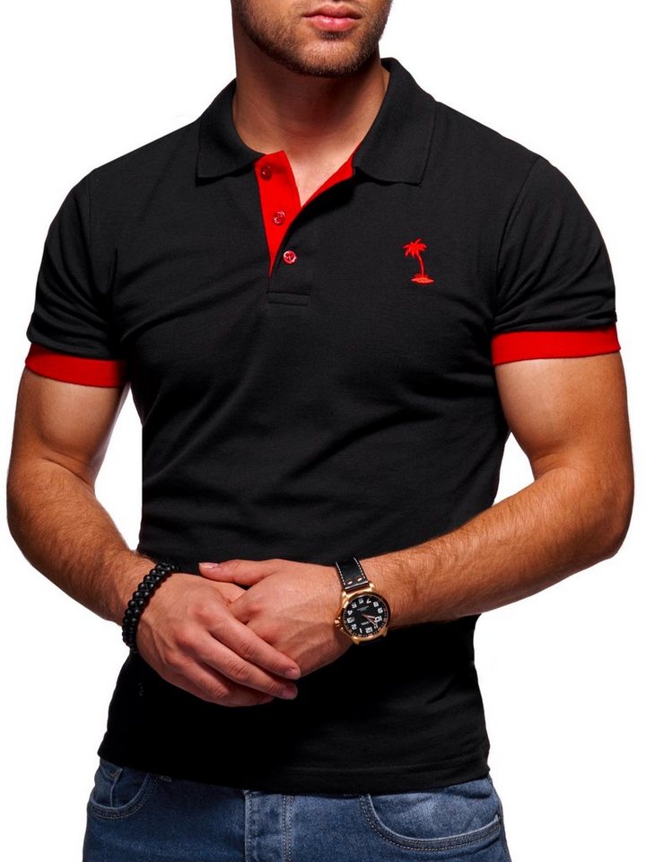 Style-Division Poloshirt SDLOSANG Basic Polo-Hemd von Style-Division