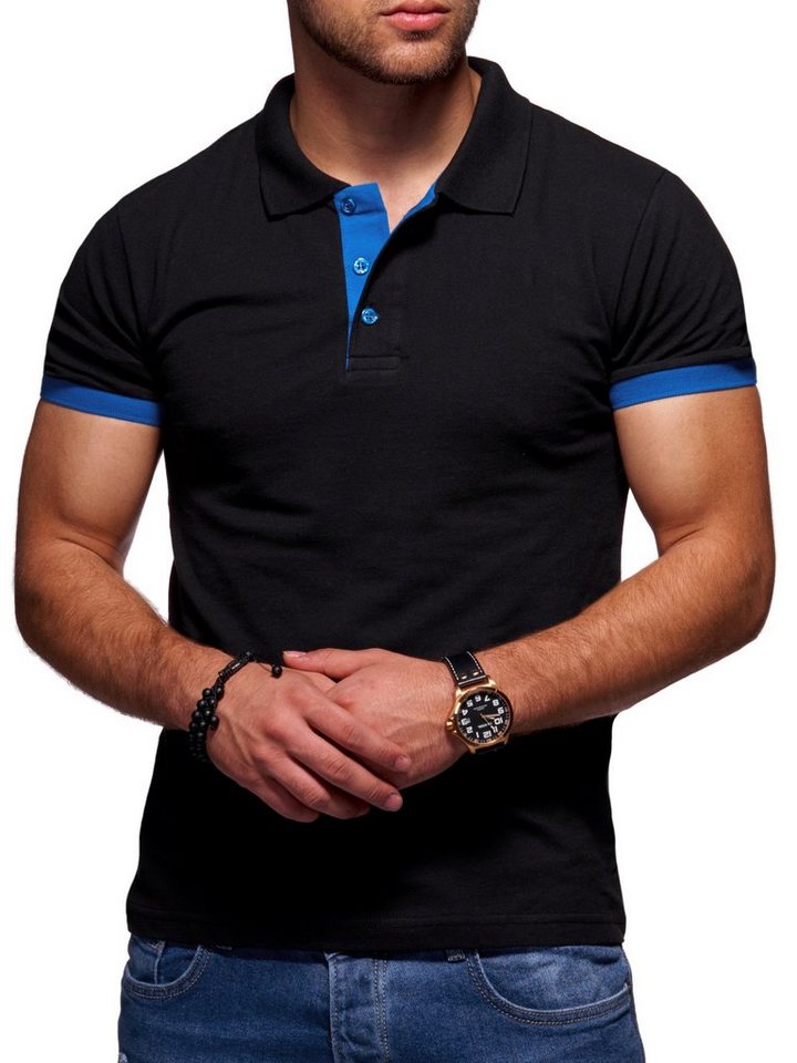 Style-Division Poloshirt für Herren in Piqué-Qualität Polohemd Basic Polo-Hemd T-Shirt von Style-Division