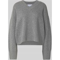 Style Icon Collection Strickpullover mit Cashmere-Anteil – curated by Anouk Yve in Mittelgrau Melange, Größe S Style Icon Collection Strickpullover mit Cashmere-Anteil – curated by Anouk Yve in Mittelgrau Melange, Größe S von Style Icon Collection