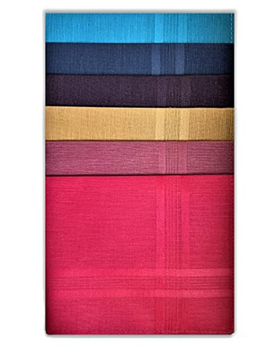 Style Square Herren Taschentücher 100% Reine Weiche Baumwolle Taschentuch Muster Farbiges Einstecktuch Einstecktuch Tolles Geschenk 43 x 43 cm, Sortiertes 6er-Set – As-80266, 43 CM Style Square Herren Taschentücher 100% Reine Weiche Baumwolle Taschentuch Muster Farbiges Einstecktuch Einstecktuch Tolles Geschenk 43 x 43 cm, Sortiertes 6er-Set – As-80266, 43 CM von Style Square