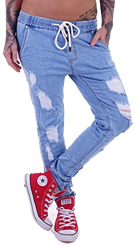 Damen Boyfriend Hose Hüftjeans Jeans Damenjeans blau Boyfriend-Hose-n Damen-Hose-n Jeans-Hose-n Baggyjeans Baggy-Hose-n Girlfriend Knopfleiste Niedrige-r Leib Bund Gr Größe Hell-Blau-e S 36 von Style-Station