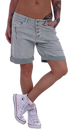 Damen Capri Boyfriend 3/4 Jeans Bermudas Hose Sommerjeans 7/8 Capri-Hose-n Bermuda-Hose-n Bermudas-Hose-n Sommer-Hose-n Capri-Jeans Capri-Hose-n Größe Gr XS 34 Mint von Style-Station