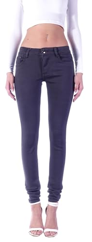 Damen Röhrenjeans Hosen Hüftjeans Jeans blau Damenjeans Damen-Hose-n Jeans-Hose-n Röhre-n Hüft-Hose-n Niedrige-r Leib-Höhe Bund Stretchjeans Stretch-Hose-n Denim Skinny dunkel-grau-e Gr Größe S 36 von Style-Station