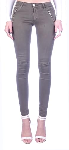 Damen Röhrenjeans Hosen Hüftjeans Jeans blau Damenjeans Damen-Hose-n Jeans-Hose-n Röhre-n Hüft-Hose-n Niedrige-r Leib-Höhe Bund Stretchjeans Stretch-Hose-n Skinny Denim Khaki Gr Größe XL 42 von Style-Station