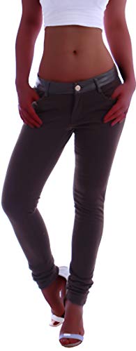 Damen Treggings Leggings Jeggimgs Hüfthose Stoffhose Hose Business S 36 M 38 L 40 XL 42 Größe Size Gr Jeggings Stoffhosen Stoff Leggins Leder Hosen Röhrenhosen Stretchhose Stretch Feine Fein Edel von Style-Station