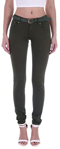 Hüftjeans Damen Hosen Treggings Jeans Grau Jeggings Damen-Hose-n Jeans-Hose-n Army Camouflage Hüft-Hose-n Niedrige-r Leib-Höhe Bund Stretchjeans Stretch-Hose-n Skinny Röhrenjeans Gr Größe S 36 von Style-Station