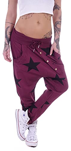 Style-Station Damen Boyfriend Jogging Hose Baggy Jogpants Sommer-Hose-n Harems-Hose-n Pump-Hose-n Sport-Hose Jogging-Hose-n Lauf -Hose-n Sport-Hose-n Freizeit-Hose-n Sprtlich-e Gr Größe 34 36 38 von Style-Station